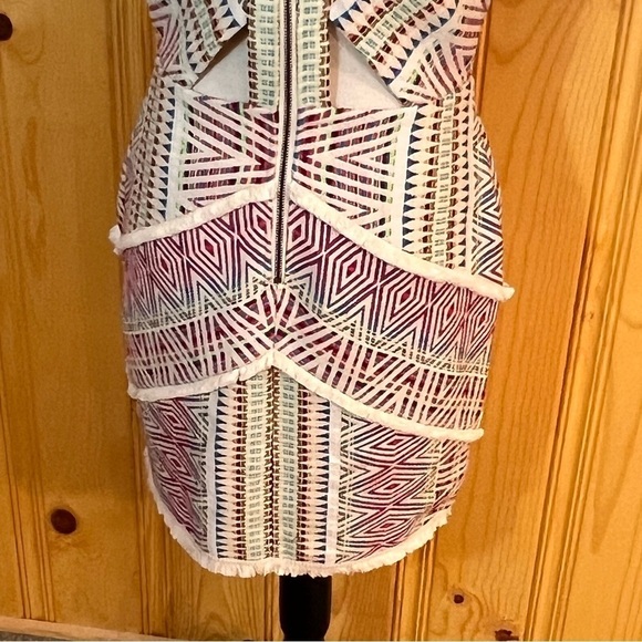 Adelyn Rae Jaylene Woven Jacquard Sheath Dress Sz-M - Picture 7 of 12